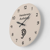 聴診室 ラージ壁時計 (傾斜)