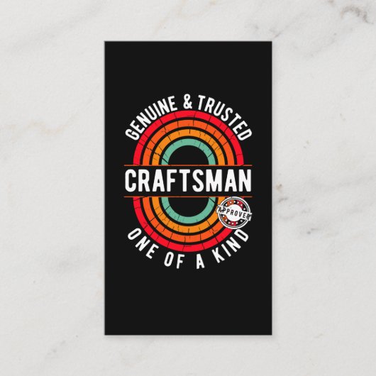 職おもしろい人パパおもしろいハンディマン 名刺 (正面)