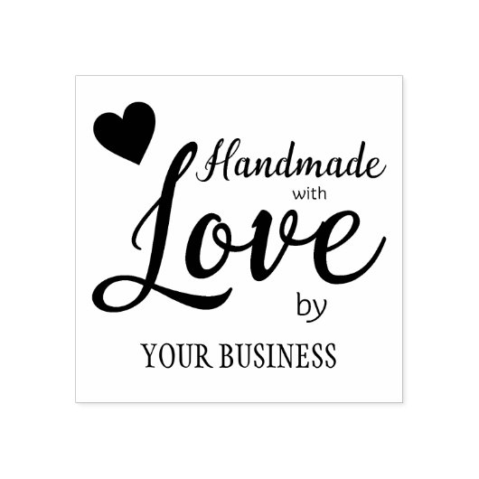 職人のための愛引用文手作り ラバースタンプ (インプリント)