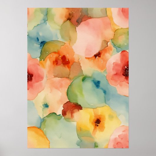 職人のエレガンス：手作りの水彩壁Ar ポスター (正面)