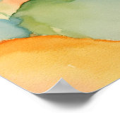 職人のエレガンス：手作りの水彩壁Ar ポスター (角)