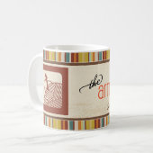 職人のグループのメンバーのマグ(かぎ針編み) コーヒーマグカップ (正面左)