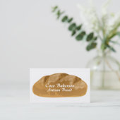 職人のパンの名刺のベーカリーの塊 名刺 (スタンド正面)