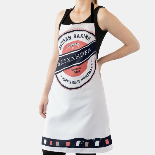 職人のベーカーの幸福は自家製ヒップスター エプロン (インサイチュ)