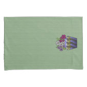 職人のユリ花瓶 枕カバー (正面右)