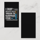 職人のワークショップ·ファザー·ハードウェア·ストア·ラバー 名刺 (正面/裏面)