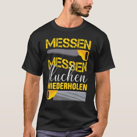 職人の大工のスローガン Tシャツ (正面)
