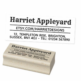 職人の家で働くゴム印 ラバースタンプ