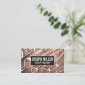 職人の木の背景 |ツール 名刺 (スタンド正面)