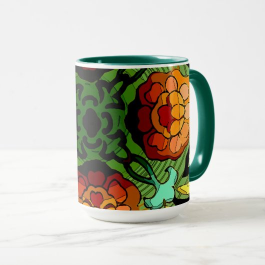 職人の秋の庭 マグカップ (正面右)