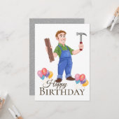 職人の誕生日 カード (正面/裏面インサイチュ)