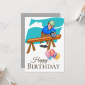 職人の誕生日 カード (正面/裏面インサイチュ)