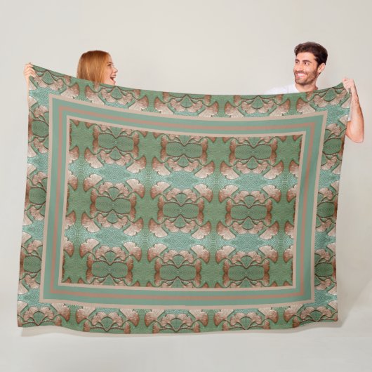 職人の銀杏縁ど毛布 フリースブランケット (インサイチュ)