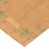 職人またはミッションスタイルの葉ベリーのフリーズ ショートテーブルランナー (コーナー)