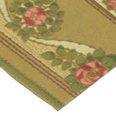 職人またはミッションスタイルバラフローラフリーズ ショートテーブルランナー (コーナー)