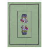 職人ゆり花瓶52インチx 70インチ テーブルクロス (正面)