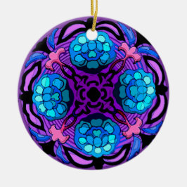 職人ウィンターガーデン(陶磁器ファンの引き/Orname セラミックオーナメント