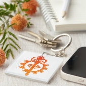 職人エンジニア工芸工DnDピン キーホルダー (正面右)