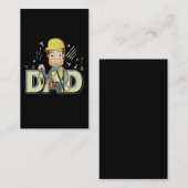 職人パパ電気技師夫ハンディマン 名刺 (正面/裏面)