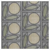 職人フェイクなアップリケ(灰色、緑およびカーキ色) ファブリック (クローズアップ)