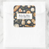 職人技の喜びベーカリー,パン,ペストリー スクエアシール (バッグ)