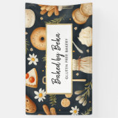 職人技の喜びベーカリー,パン,ペストリー 横断幕 (縦)