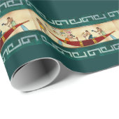 職人技エジプトフォーク芸術 ラッピングペーパー (ロールコーナー)