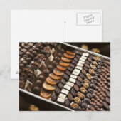 職人技チョコレートプラリンの種類 ポストカード (正面/裏面)