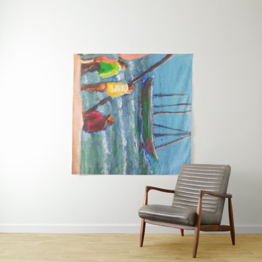 職人漁師 タペストリー (インサイチュ(横))