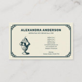 職人用アイスクリームヴィンテージ 名刺 (裏面)