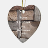 職人石造 セラミックオーナメント (左)