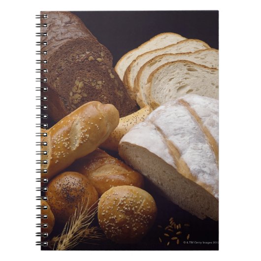 職人違うパンの種類 ノートブック (正面)