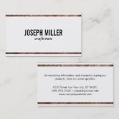 職人 | ウッド 名刺 (正面/裏面)