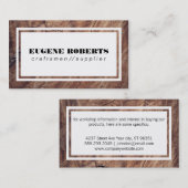 職人 |ウッドII 名刺 (正面/裏面)