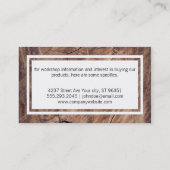 職人 |ウッドII 名刺 (裏面)