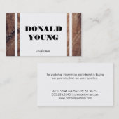 職人 |ウッドIII 名刺 (正面/裏面)