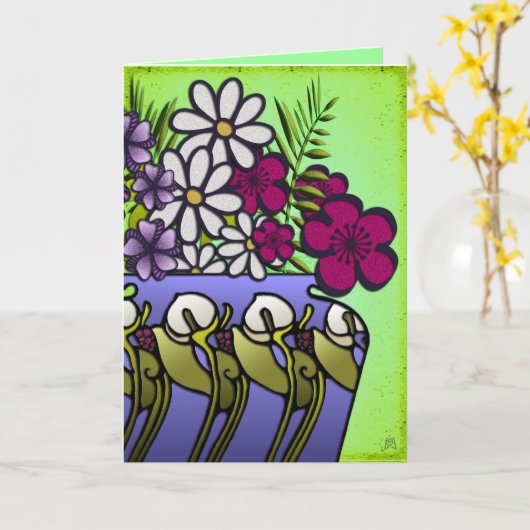 職人（友好カード） カード (黄色い花)