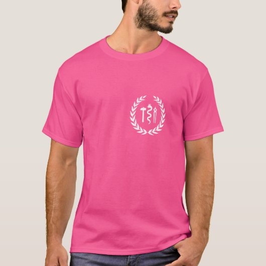 職人Tシャツ鍛冶屋のシンボル、携帯電話 Tシャツ (正面)
