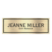 職務エレガント管理者 名札 (正面)