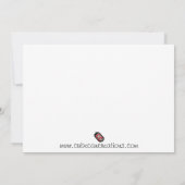 職務出生の告知の報告 案内状 (裏面)