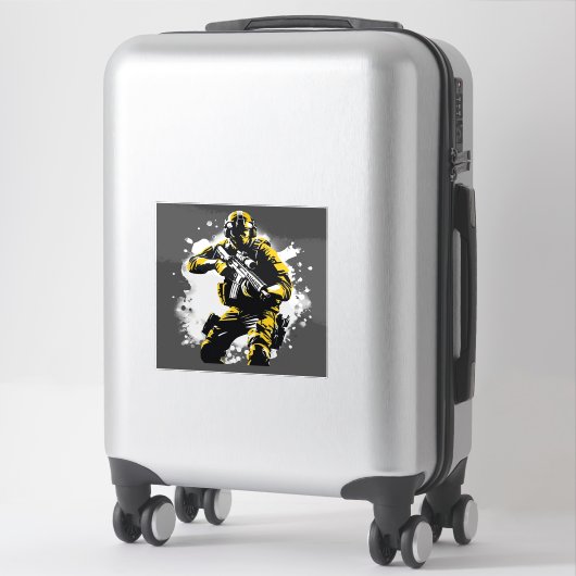 職務要求 シール (スーツケース)