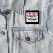 職務警告上の大統領ではない 缶バッジ (インサイチュ)