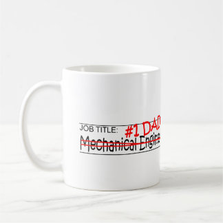 職名#1のパパの機械式の英語 コーヒーマグカップ