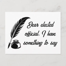 職員へのペン選の送信 ポストカード