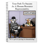 職場おもしろいのユーモア手帳 ノートブック (正面)