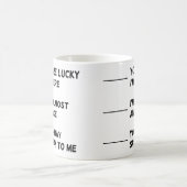 職場おもしろい朝の従業員の同僚引用文 コーヒーマグカップ (中央)