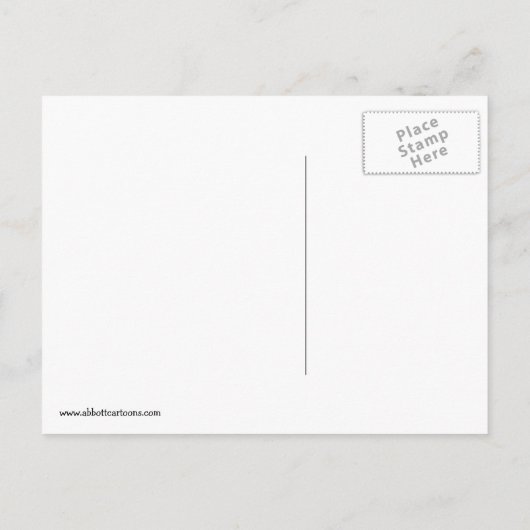 職場おもしろい用はがき 案内ポストカード (裏面)