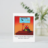 職場おもしろい用はがき 案内ポストカード (スタンド正面)