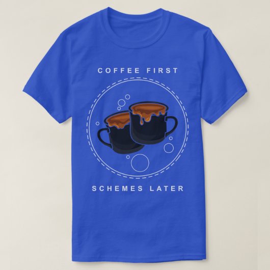 職場でのコーヒーブレーク1 Tシャツ (デザイン正面)