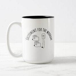 職場でのスリル ツートーンマグカップ